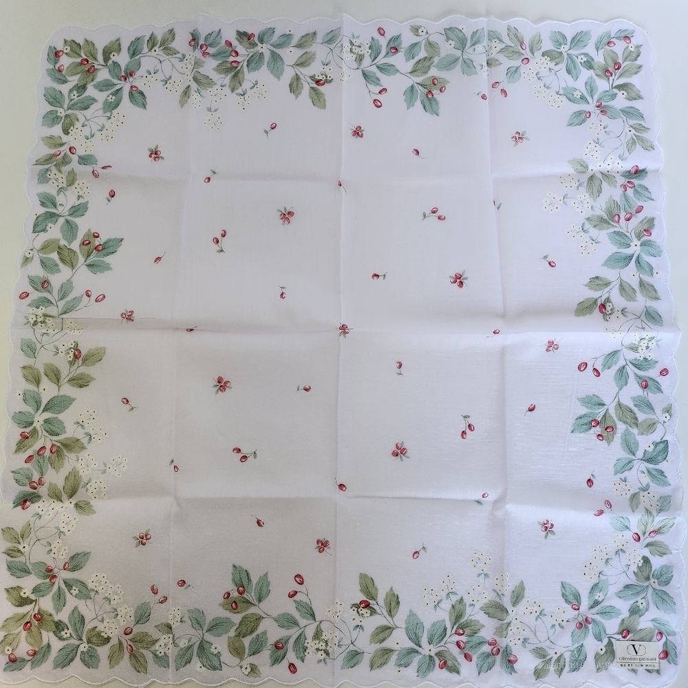 ❤️ Valentino Garavani Handkerchief Cotton Brandnew Authentic #10 💯Cotton
